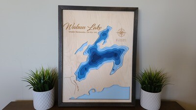 Wabun Lake 3D-Lake Maps