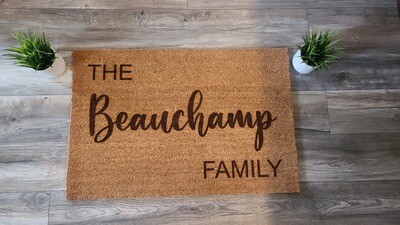 Personalized Porch Mats