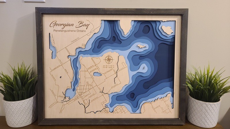 Georgian Bay 3D-Lake Maps