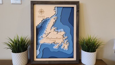 Newfoundland  3D-Lake Maps