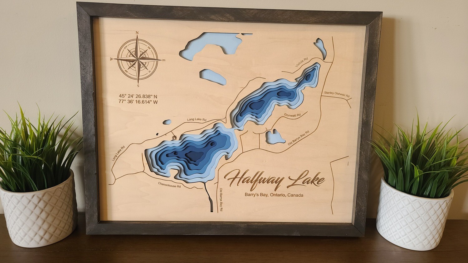 Halfway Lake  3D-Lake Maps