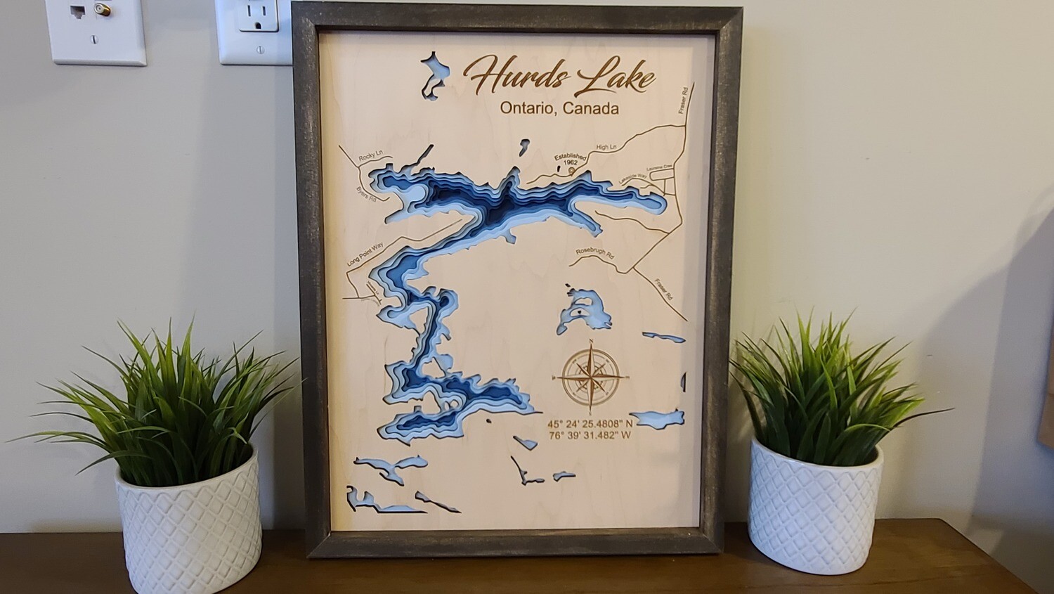 Hurds Lake 3D-Lake Maps