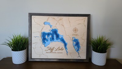 Skiff Lake 3D-Lake Maps
