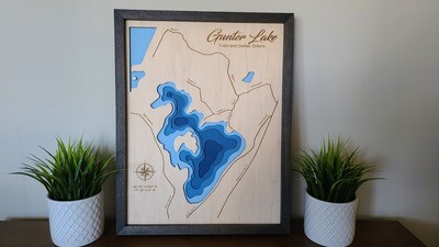 Gunter Lake 3D-Lake Maps