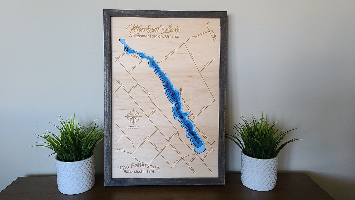 Muskrat Lake 3D-Lake Maps