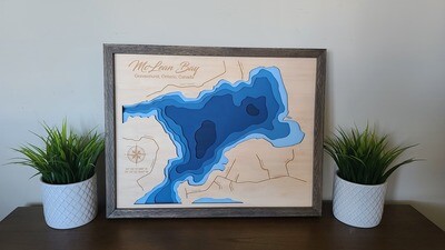 McLean Bay 3D-Lake Maps