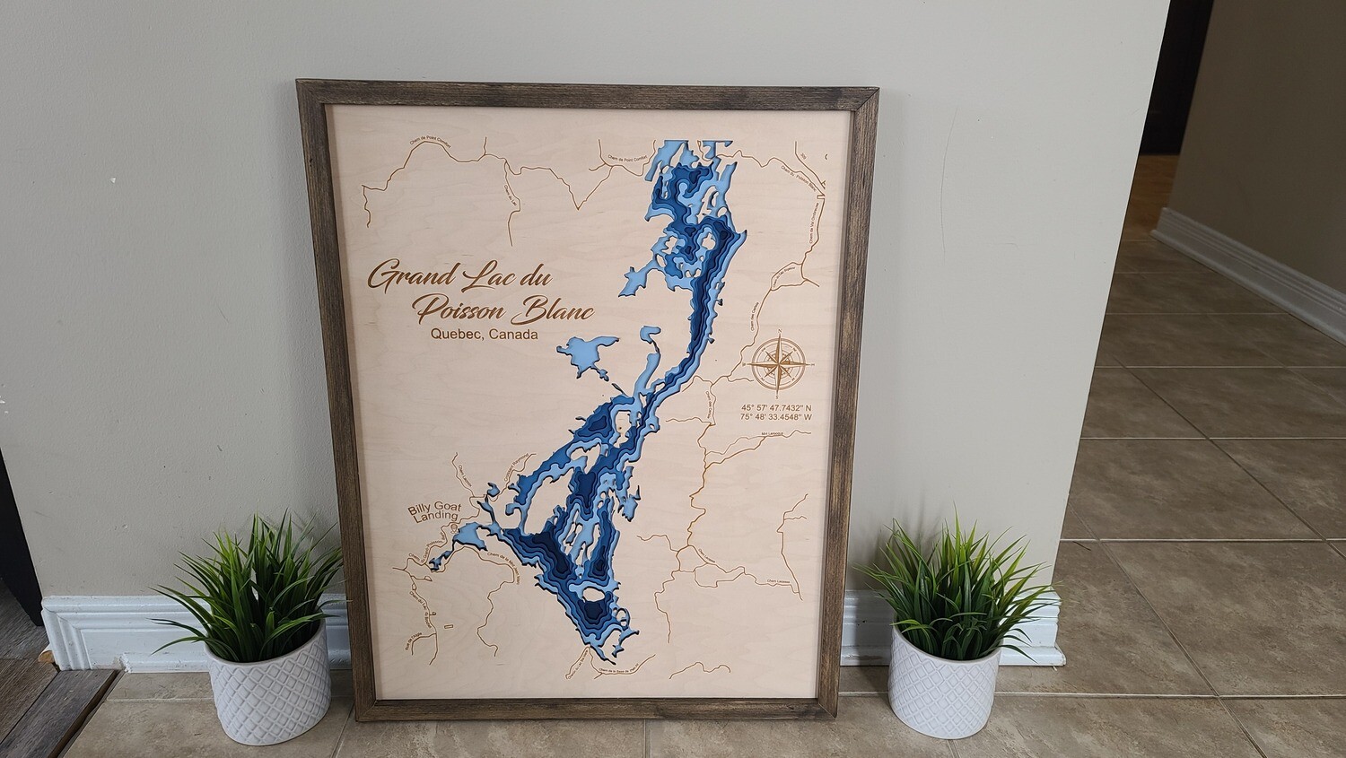 Grand Lac du Poisson Blanc 3D-Lake Maps