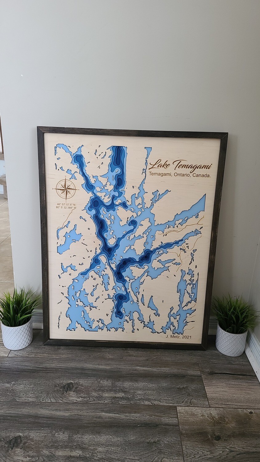 Lake Temagami 3D-Lake Maps