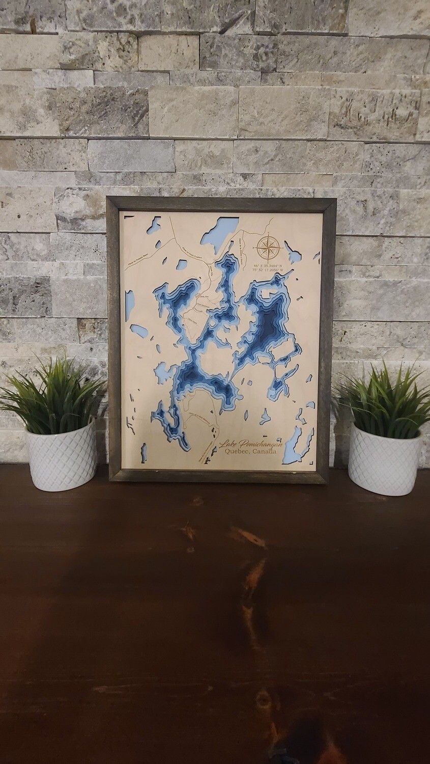 Lake Pemichangan 3D-Lake Maps