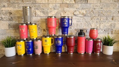 Laser Engraved Tumblers