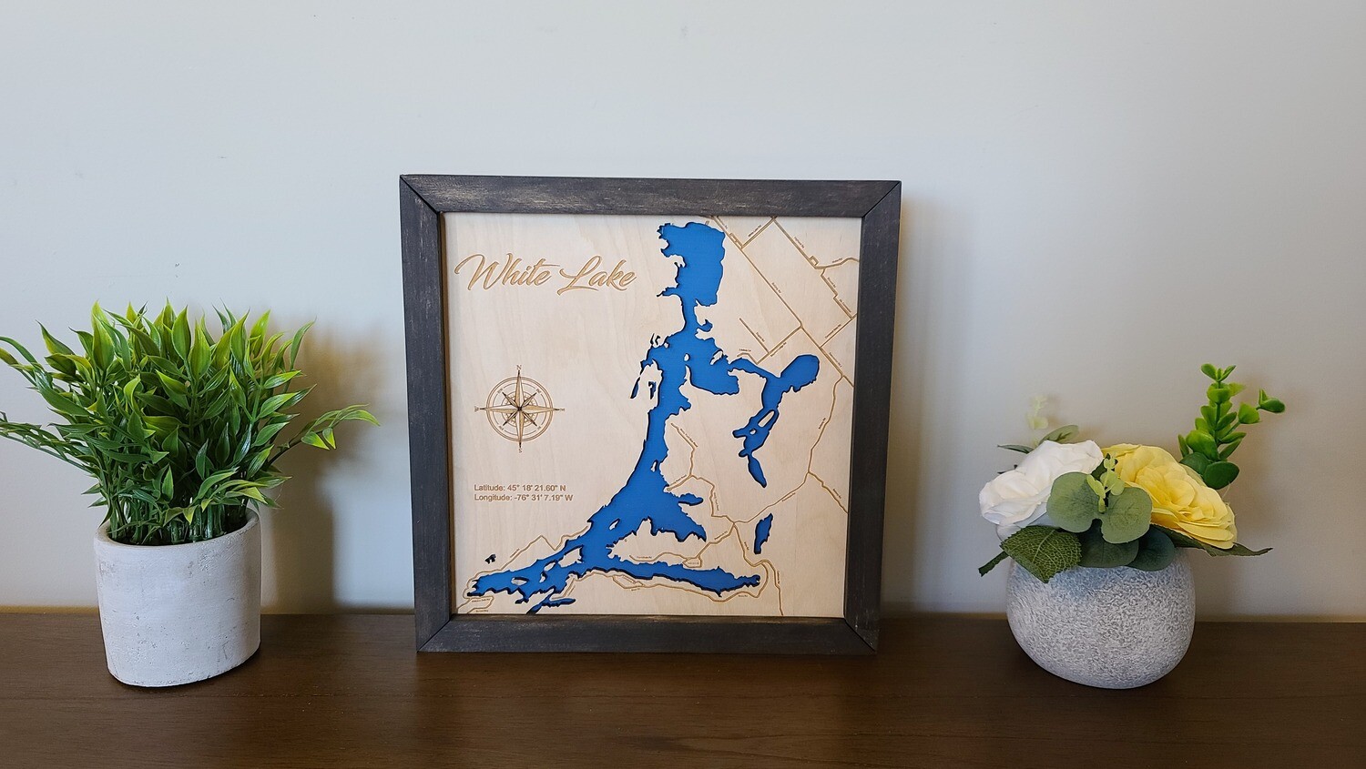 Custom Single Layer Lake Map