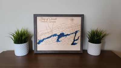 Bay of Quinte 3D-Lake Maps