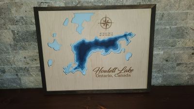 Howlett Lake 3D-Lake Maps