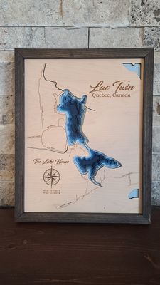 Lac Twin 3D-Lake Maps