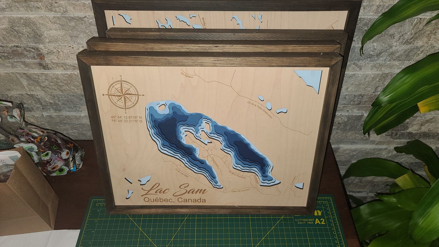 Lac Sam - Quebec  3D-Lake Maps