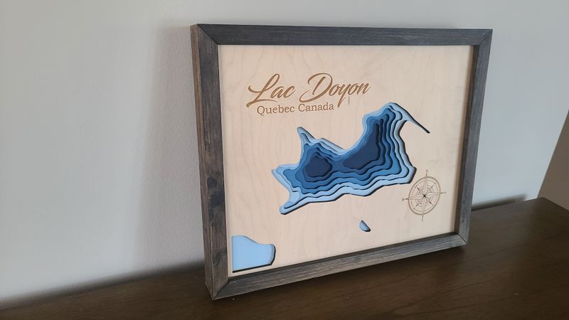 Lac Doyon 3D-Lake Maps