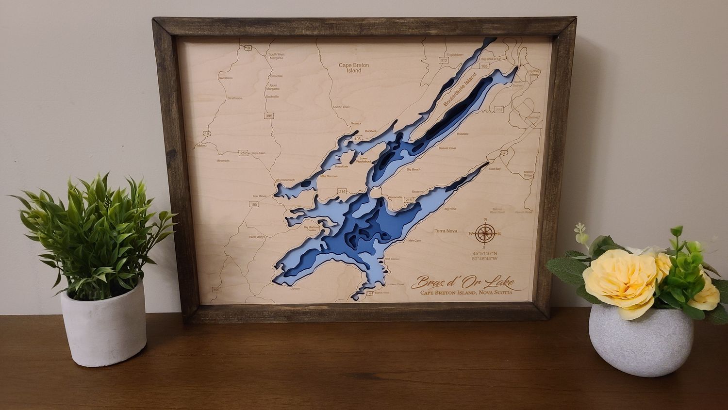 Bras d&#39;Or Lake  3D-Lake Maps