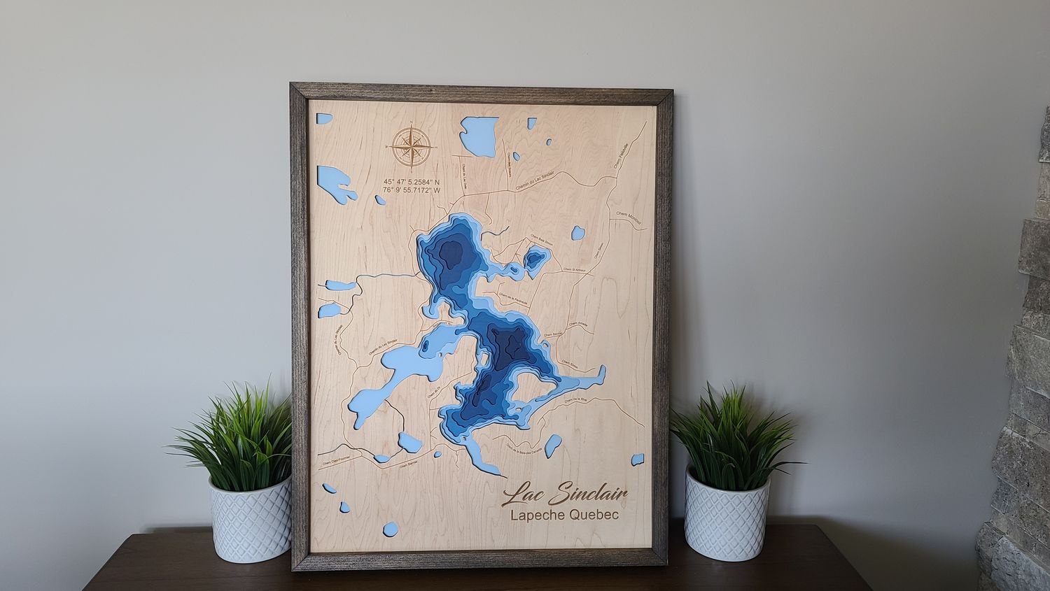 Lac Sinclair 3D-Lake Maps