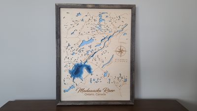 Madawaska River 3D-Lake Maps