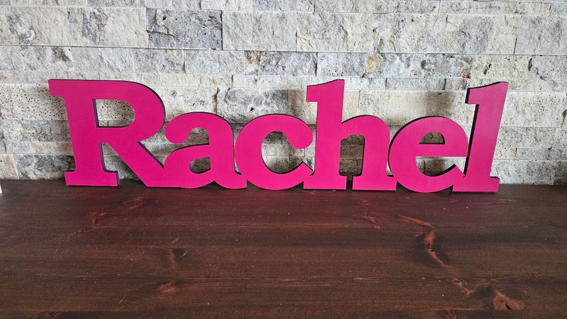 Nursery Name Signs Thick