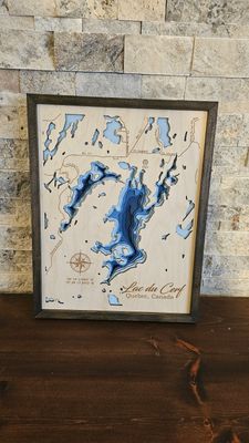 Lac du Cerf 3D-Lake Maps