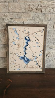 Kamaniskeg Lake 3D-Lake Maps