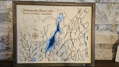Shubenacadie Grand Lake 3D-Lake Maps