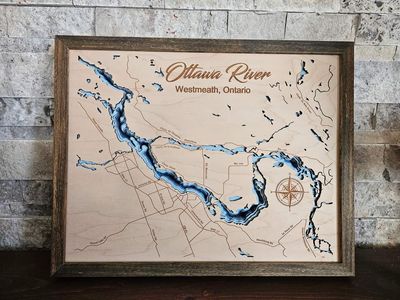 Ottawa river - Westmeath 3D-Lake Maps