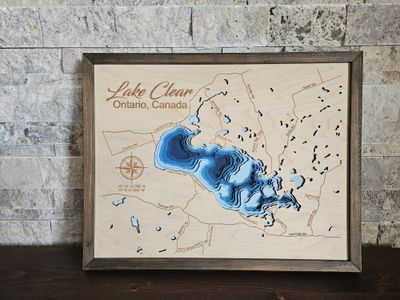 Lake Clear 3D-Lake Maps