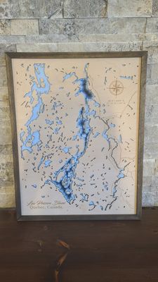 Lac Poisson Blanc 3D-Lake Maps