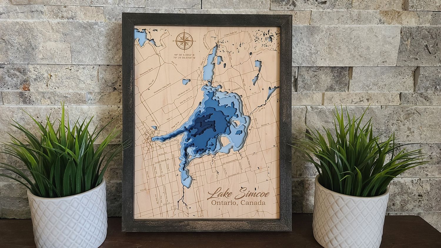 Lake Simcoe 3D-Lake Maps