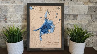 Lake Simcoe 3D-Lake Maps