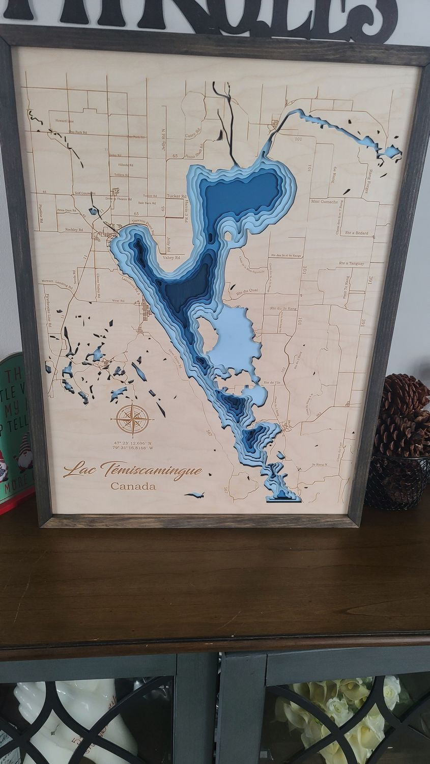 Lake Temiskaming 3D-Lake Maps