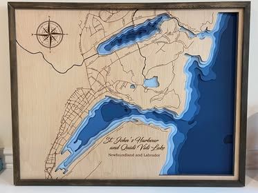 Quidi Vidi Lake 3D-Lake Maps