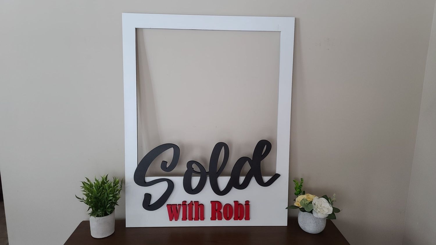 Sold Polaroid-Style Photo Frame