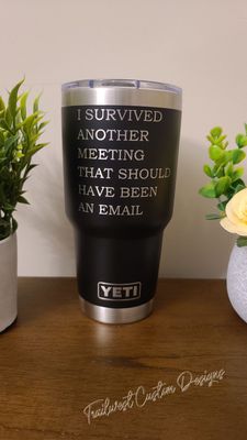Laser Engraved Yeti Rambler® 30-oz Tumbler with MagSlider™ lid