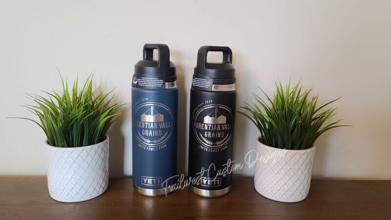 Laser Engraved Yeti Rambler® 26 OZ Bottle with Chug Cap