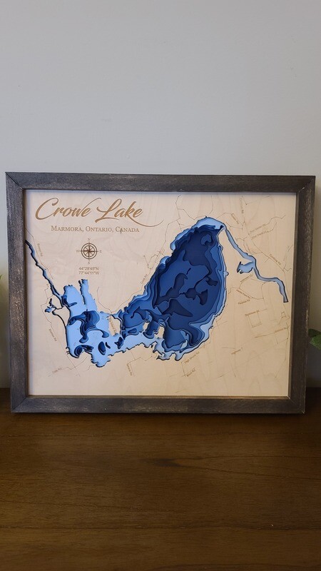 Crowe Lake 3D-Lake Maps