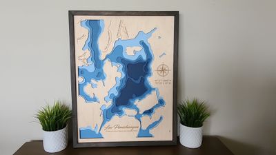 Lac Pemichangan 3D-Lake Maps