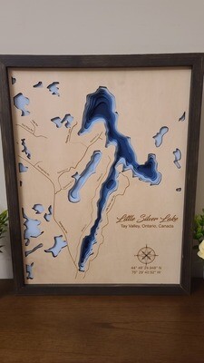 Little Silver Lake 3D-Lake Maps