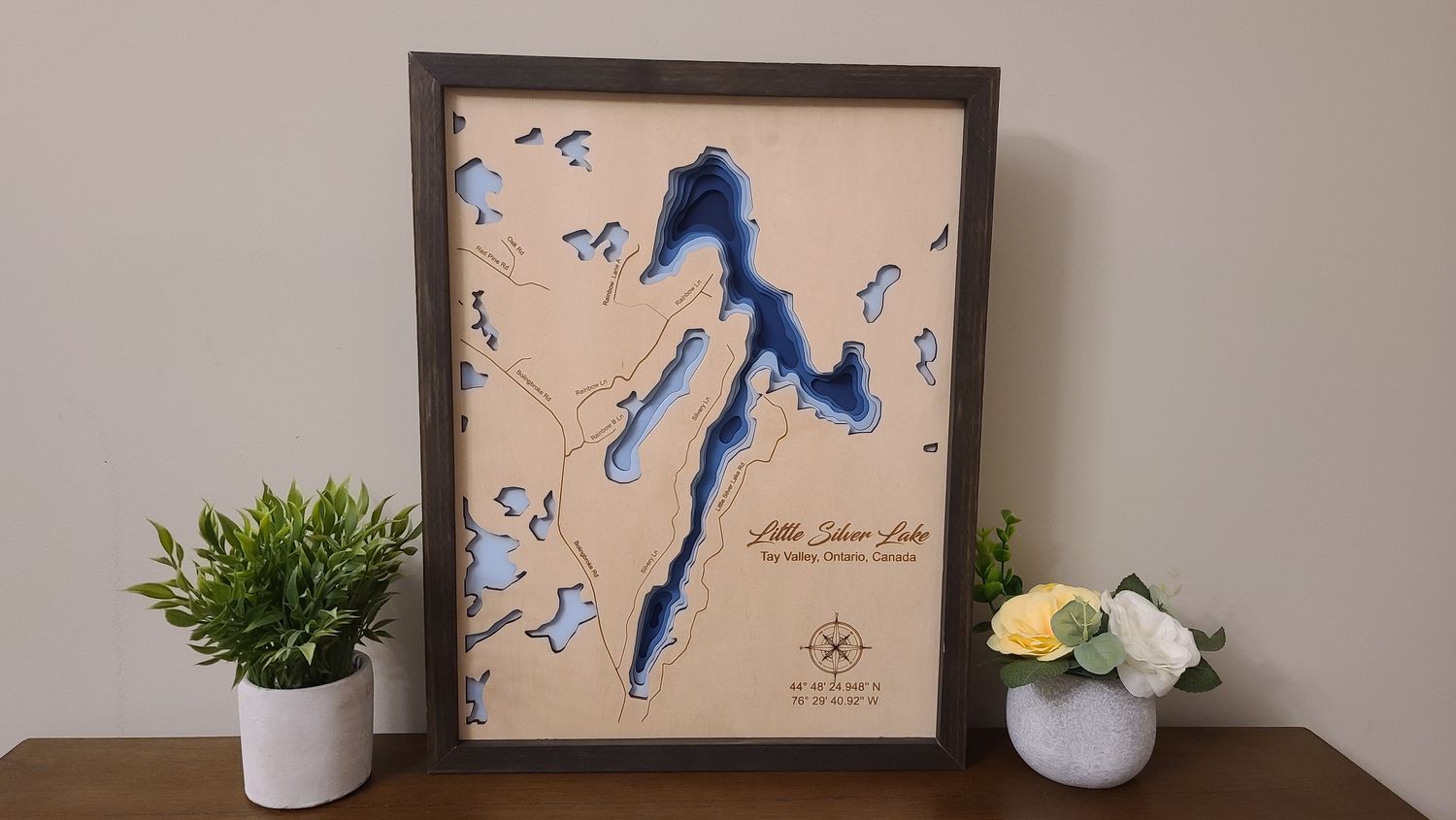 Little Silver Lake 3D-Lake Maps