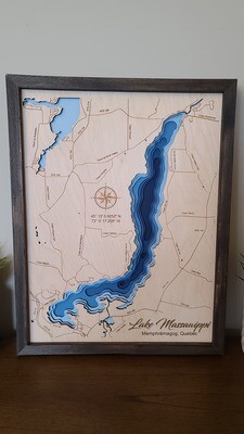 Lake Massawippi 3D-Lake Maps
