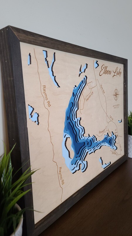 Elbow Lake 3D-Lake Maps