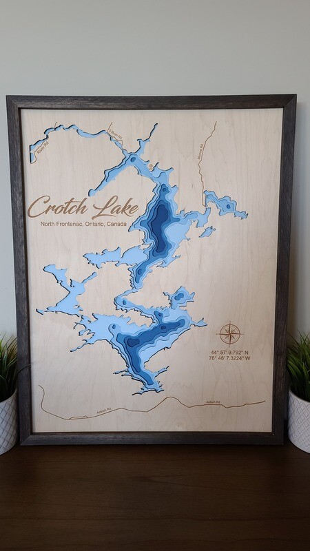 Crotch Lake 3D-Lake Maps