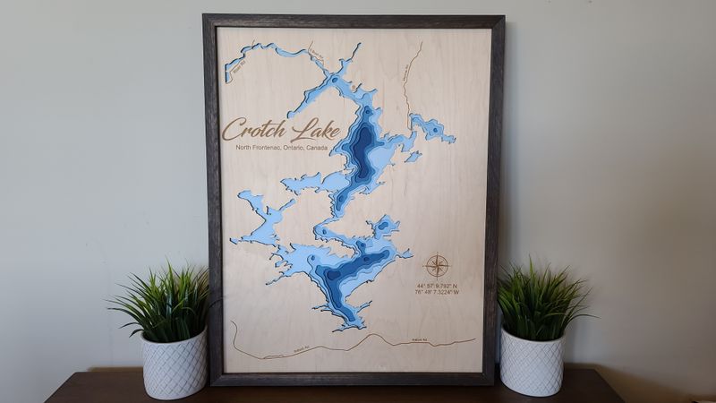 Crotch Lake 3D-Lake Maps