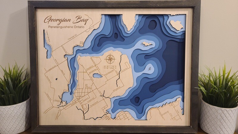 Georgian Bay 3D-Lake Maps