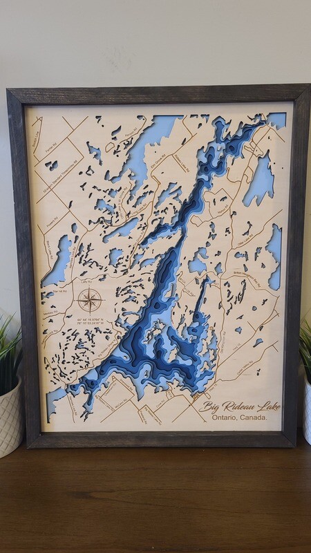 Big Rideau Lake  3D-Lake Maps