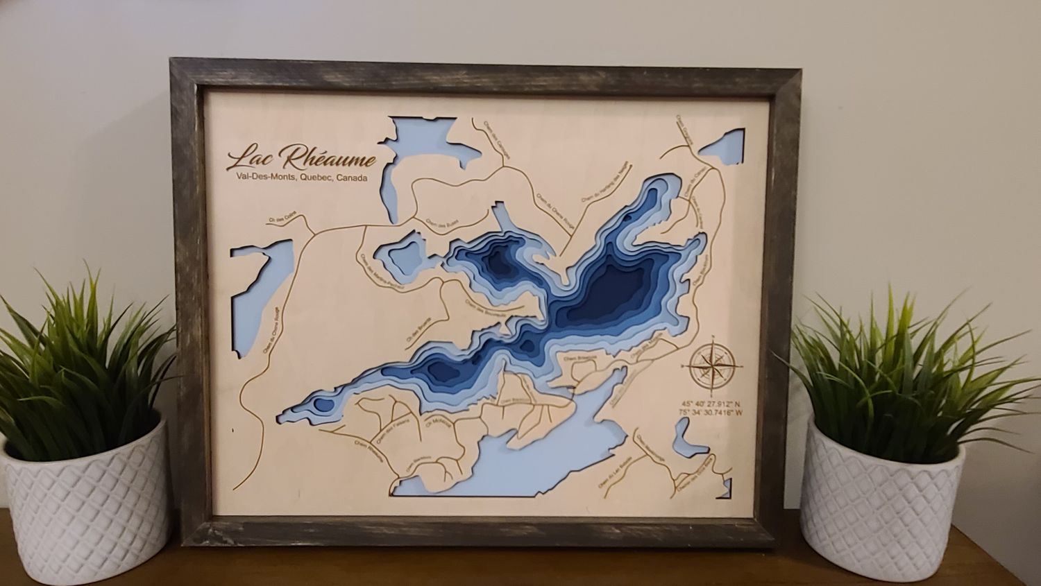 Lac Rheaume  3D-Lake Maps