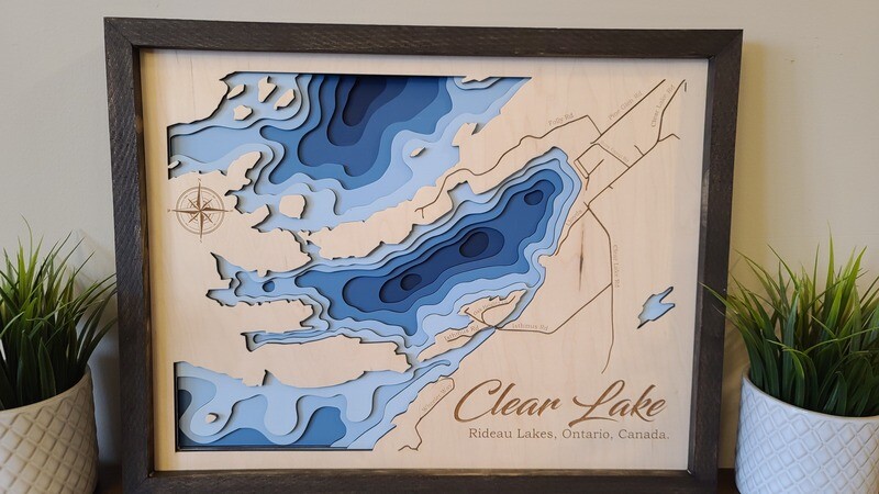 Clear Lake  3D-Lake Maps