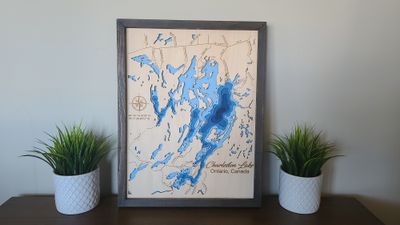 Charleston Lake 3D-Lake Maps
